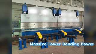 مكابس الضغط الهيدروليكي 2X1200T للأبراج