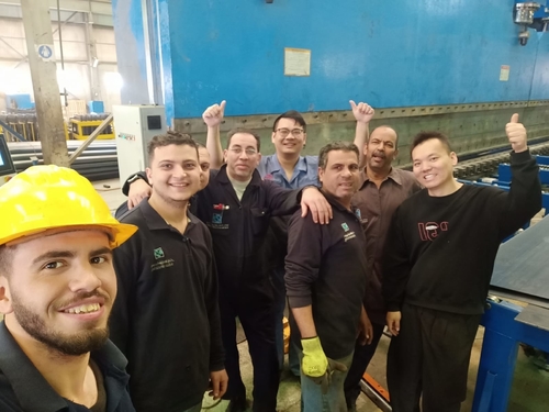 Latest company news about 2-WE67K-650/6000 تم الانتهاء من التركيب والتشغيل في مصر بنجاح
