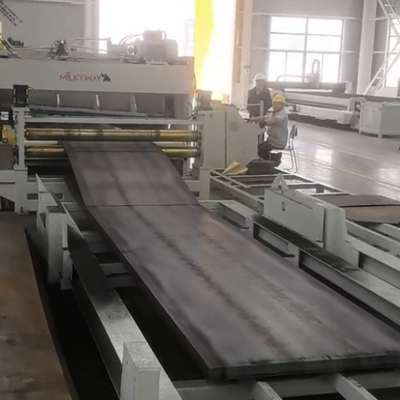 جودة  CTL12×1600 Fully Automatic Cut To Length Line for 1600mm Width Steel Coils with 30 Ton Capacity مصنع