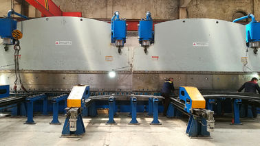جودة  Double linkage CNC hydraulic plate bending machine for light pole production line مصنع