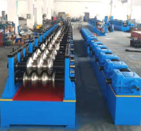جودة  Three Waves 2.5mm Guardrail Roll Forming Machine مصنع