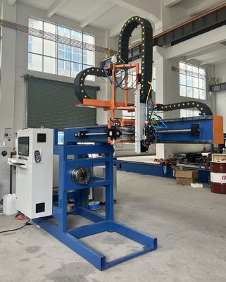 350mm 2000mm ضوء القطب الباب آلة قطع 360 درجة