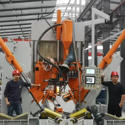 لحام أعمدة نبض MIG CNC بطول 12 مترًا | آلة لحام أعمدة إنارة الشوارع