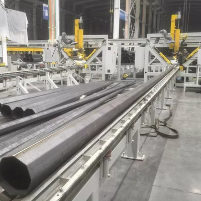 آلة لحام قطر كبير 600mm نبض MIG الضوء القطب مع 12m ضربة لحام لأعمدة ضوء الشارع