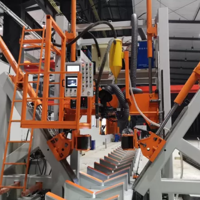 آلة لحام أوتوماتيكية CNC لغلق لحام أعمدة الإنارة HM2500/14000 بقطر أقصى 2500 مم