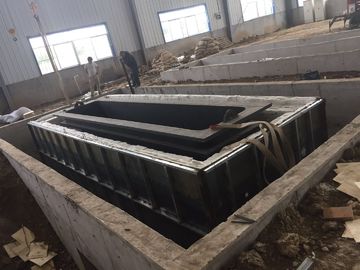 7.0x1.2x2.2m الزنك دبابات تراجع الساخنة معدات الجلفنة مع نظام حماية البيئة