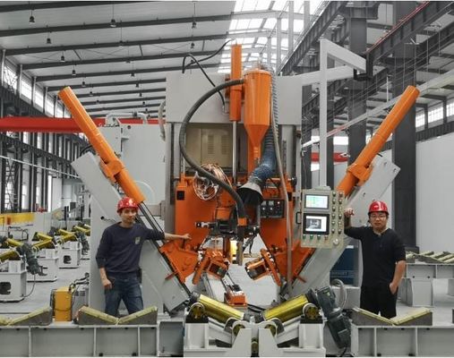 الحد الأقصى للقطر 500mm 12000mm القطب الخفيف مغلق آلة لحام لقطب الاتصال 5G