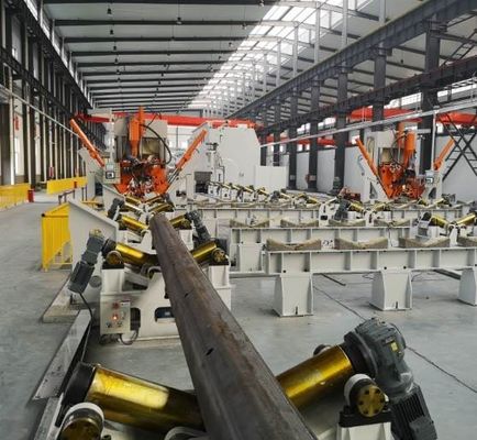 الحد الأقصى للقطر 500mm 12000mm القطب الخفيف مغلق آلة لحام لقطب الاتصال 5G