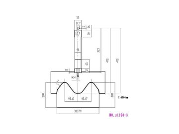 يضغط يثنّي mould/مكبح tooling من طريق عامّ درابزون صناعة أداة